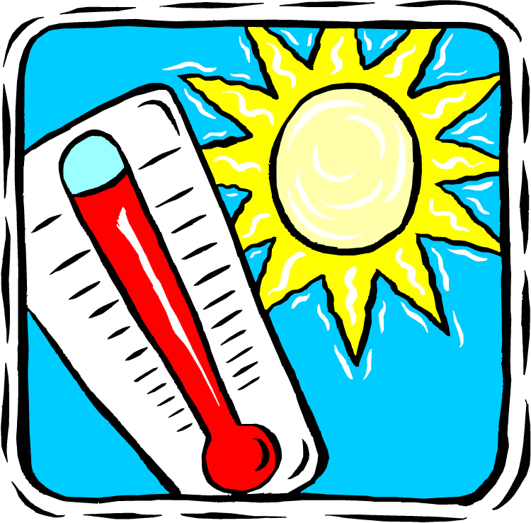 hot clipart hot weather