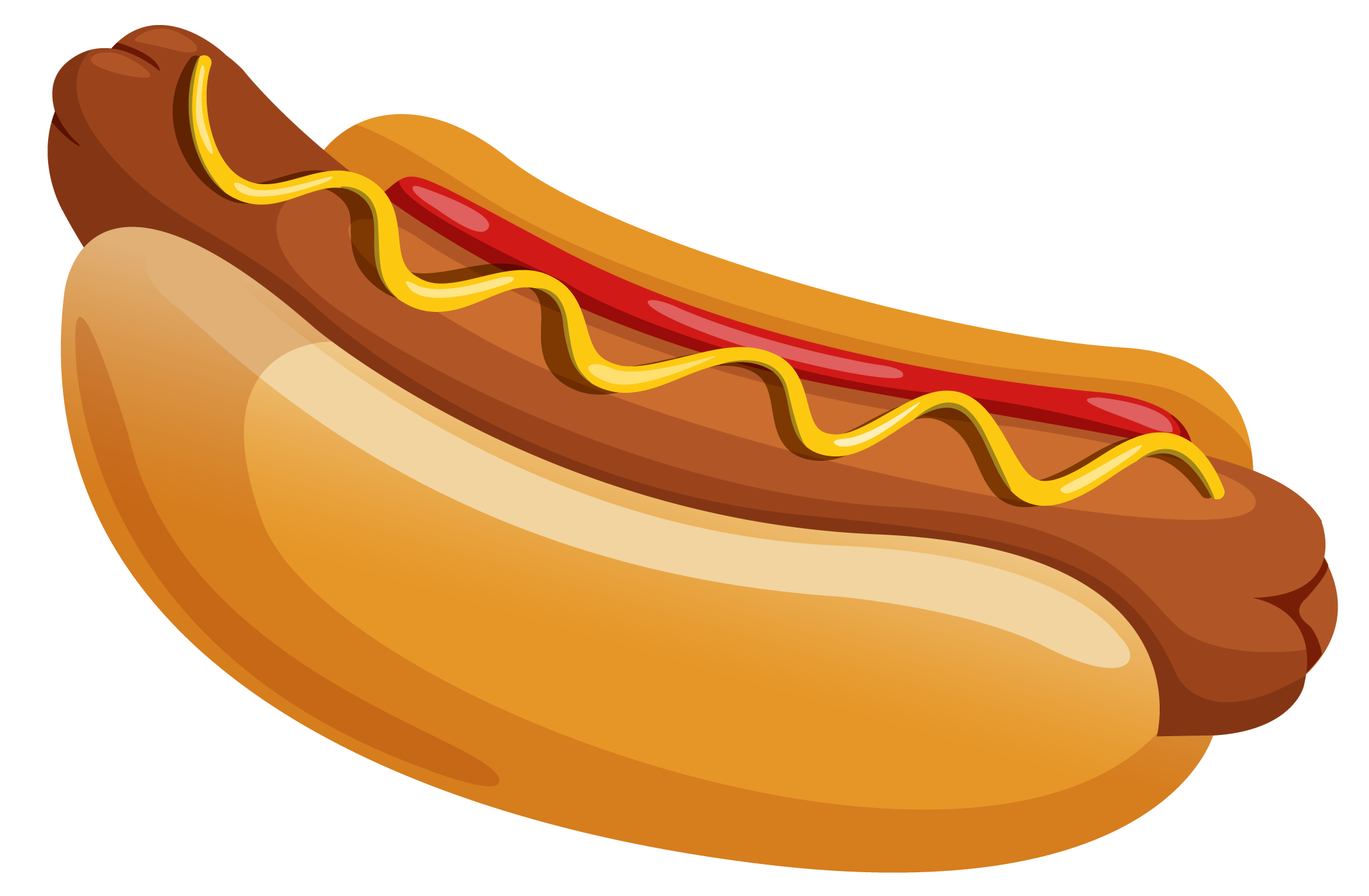 Sandwich clipart footlong. Hot dog with mustard