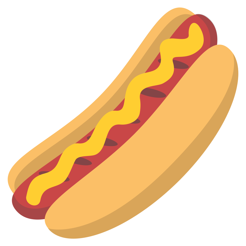 hotdog clipart bratwurst
