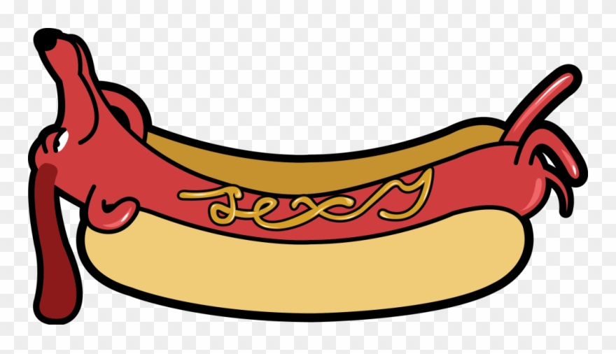 hotdog clipart cartoon
