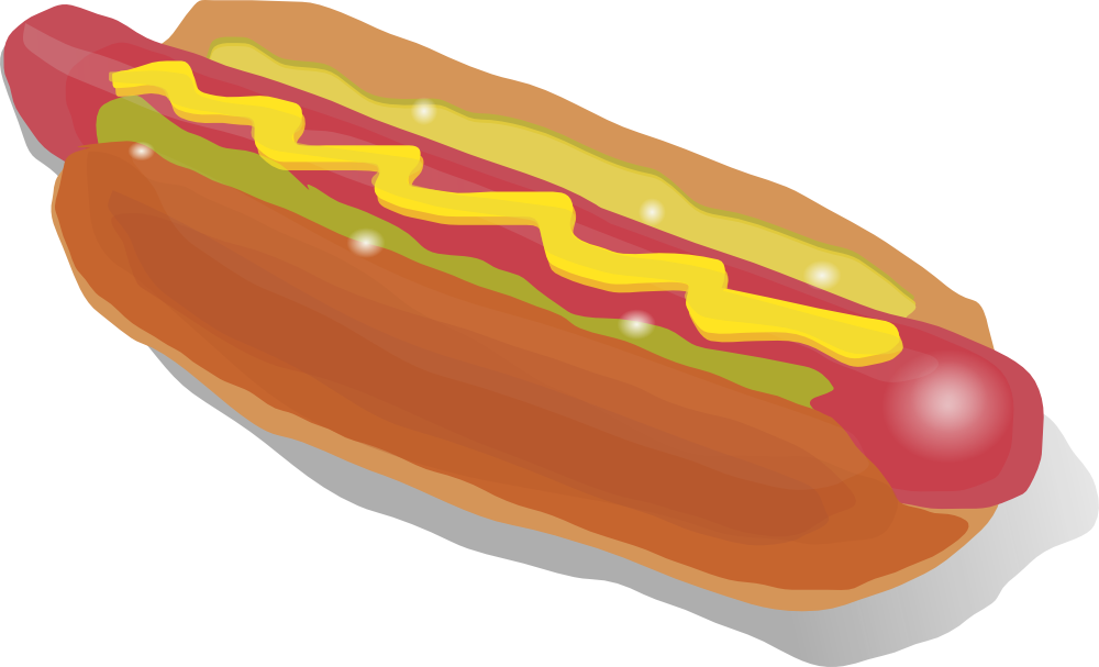 hotdog clipart cool dog