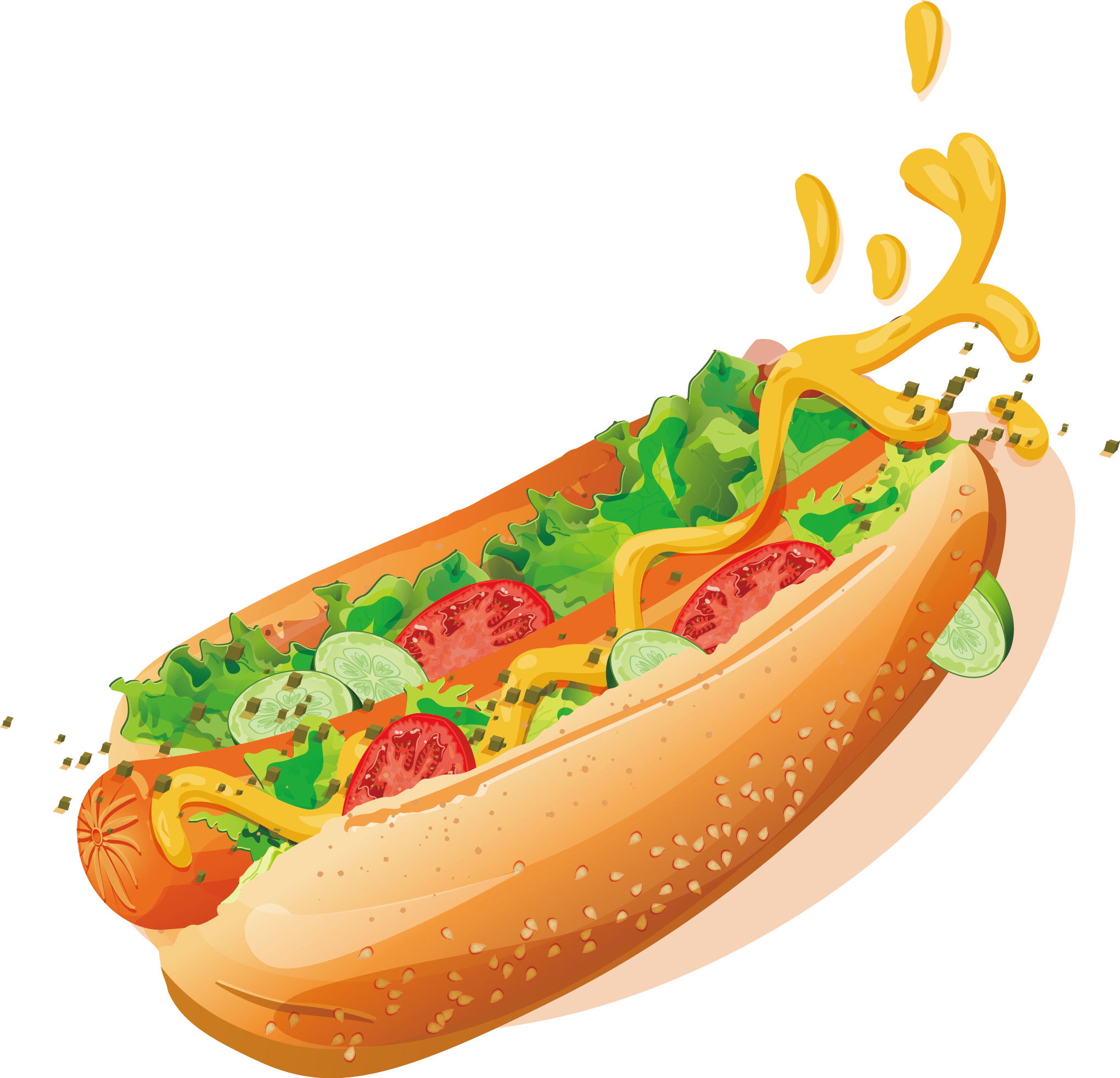 hotdog clipart corndog