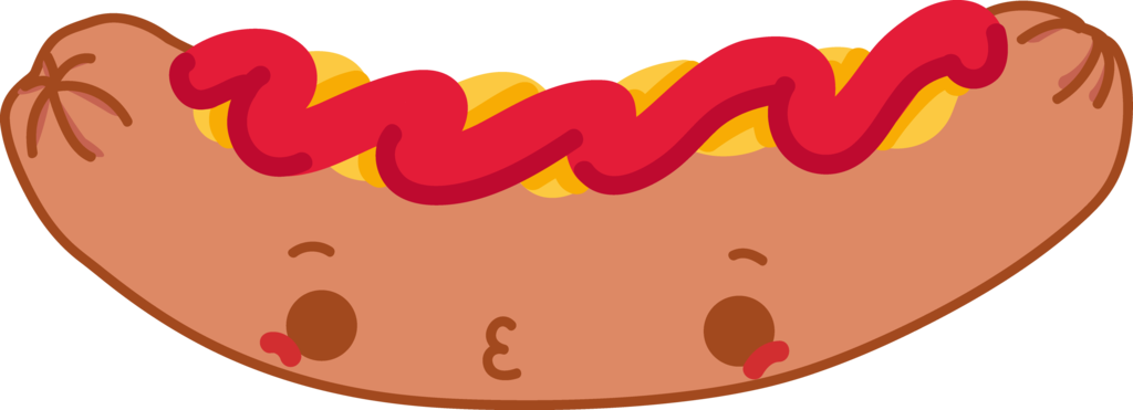 Hotdog kawaii