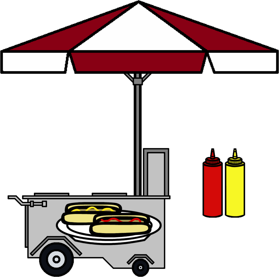 Walfas custom cart and. Hotdog clipart ketchup
