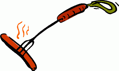 hotdog clipart roasting