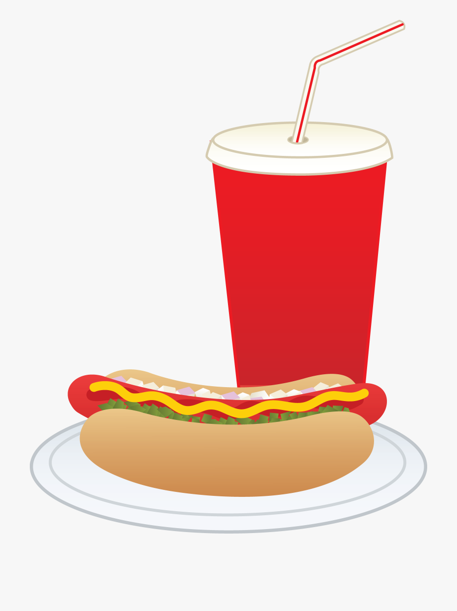 Hot dog image dogs. Hotdog clipart soda
