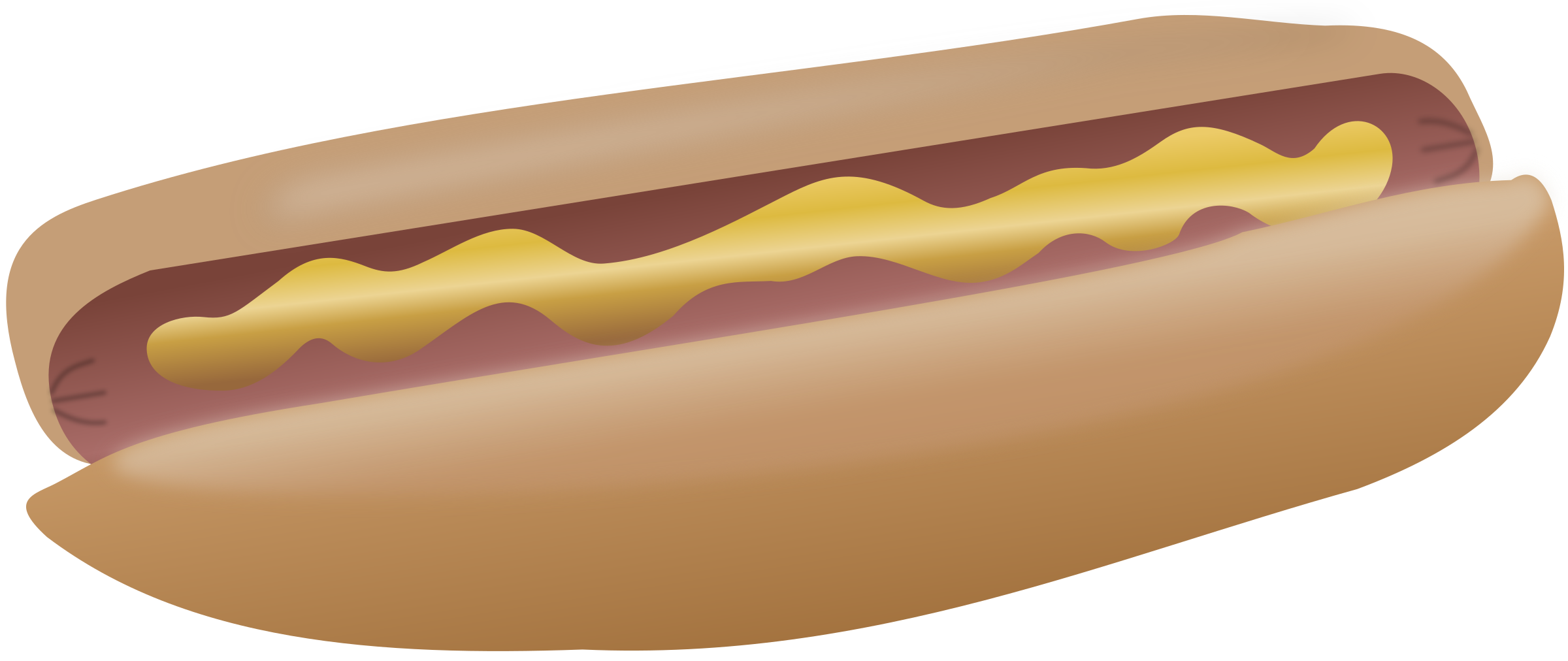 hotdog clipart svg