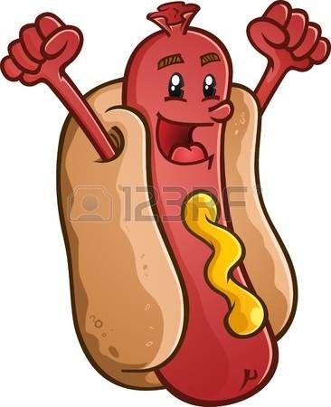 hotdog clipart weenie