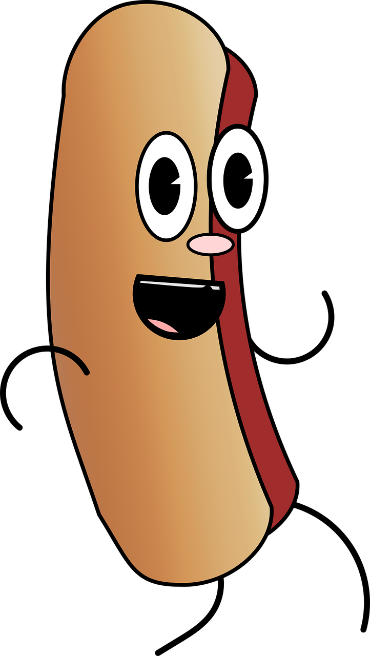 hotdog clipart weiner