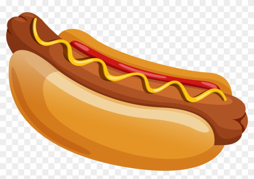 Hotdog clipart weiner. Hot dog clip art