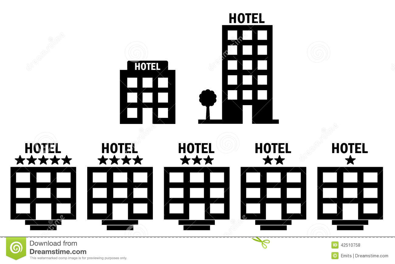 hotel clipart 4 star