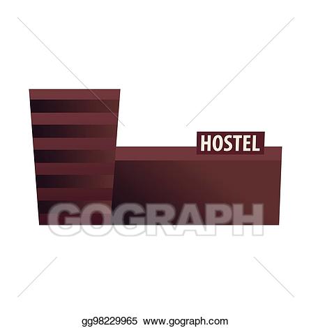hotel clipart hostel building