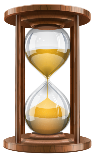 Hourglass clipart. Wooden sand clock png