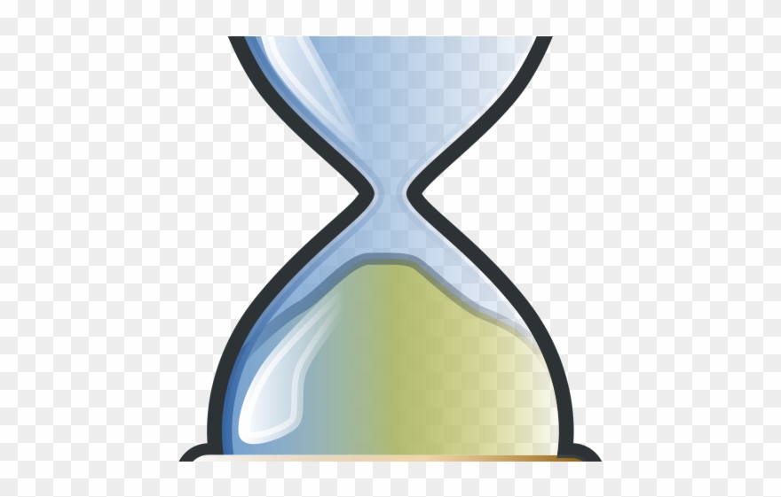 hourglass clipart flat