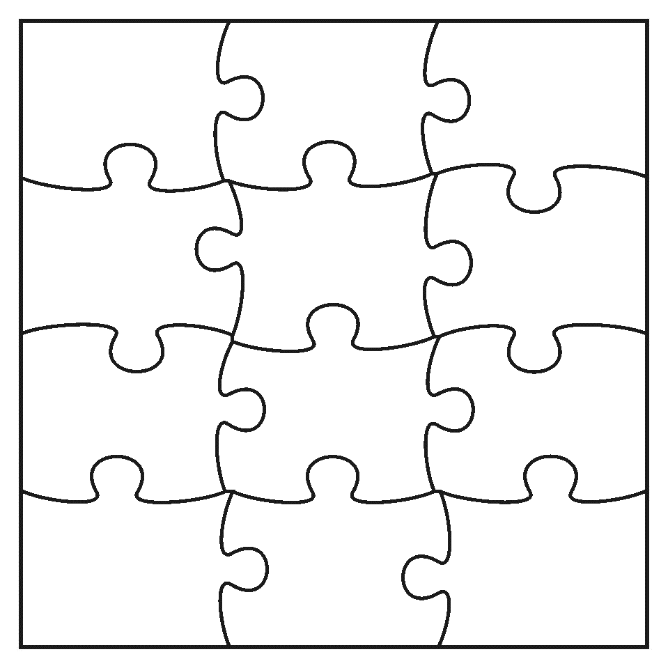puzzle clipart blank