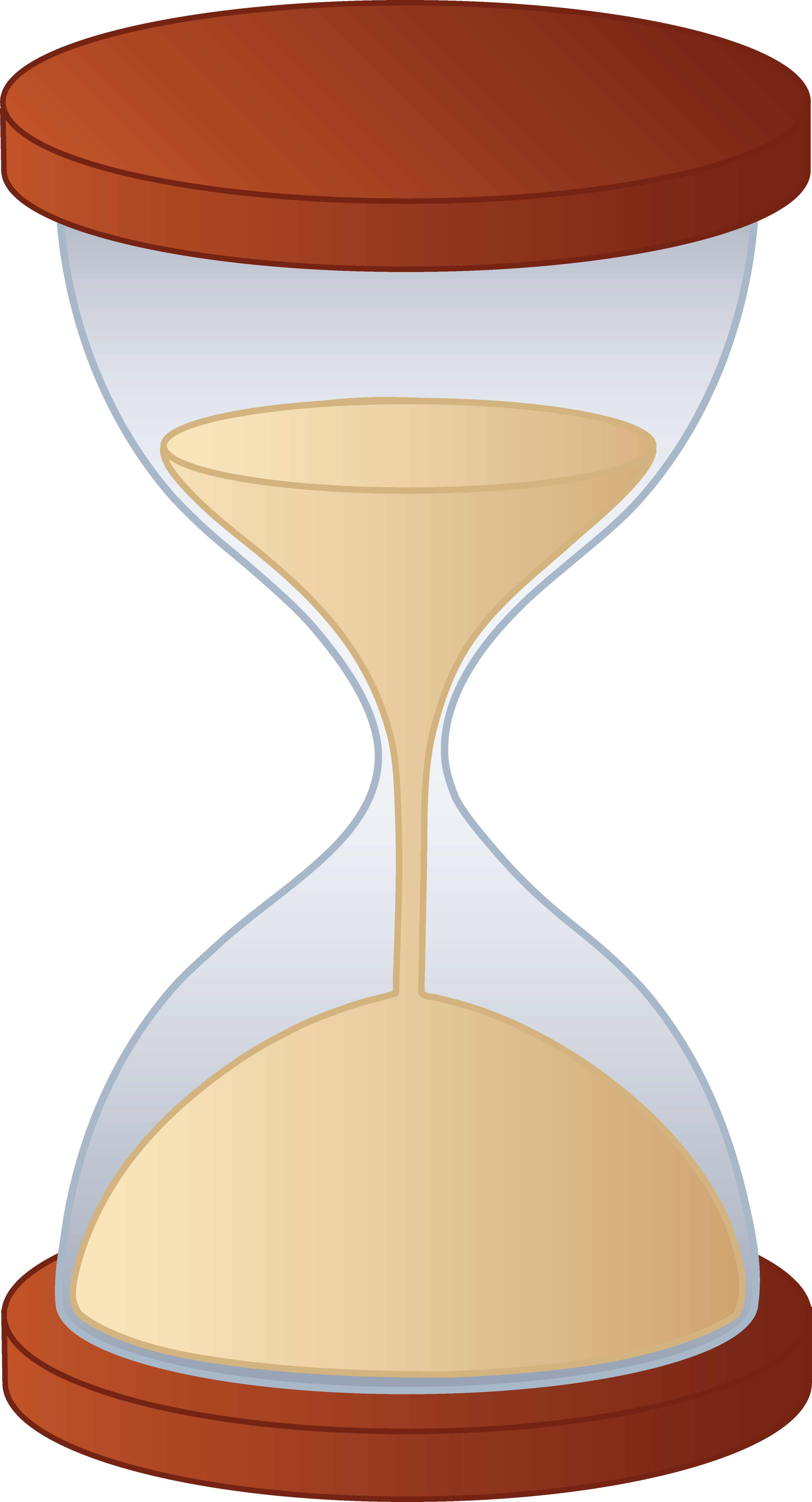 hourglass clipart simple