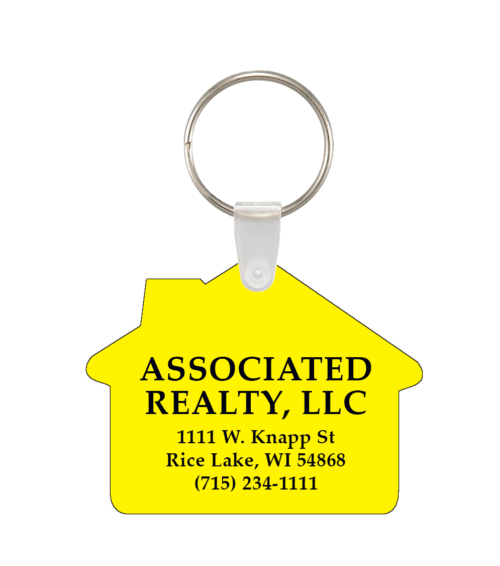 houses clipart keychain