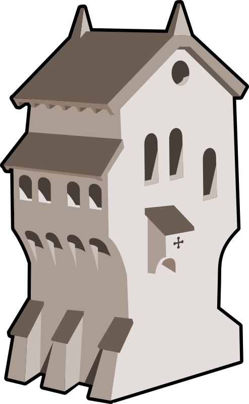 Building medium image png. Medieval clipart middle ages