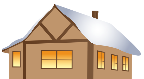 House clipart png. Winter brown image gallery