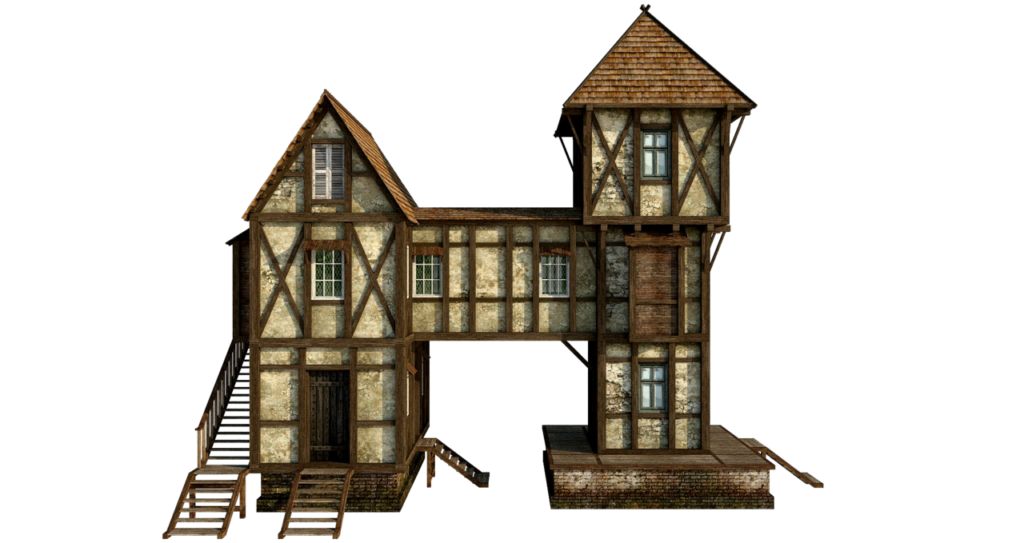 house clipart wood