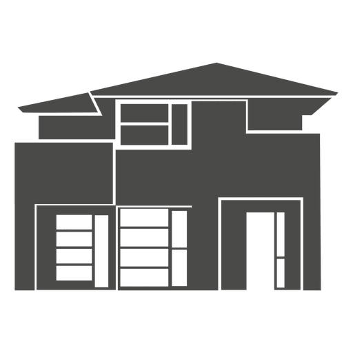 Modern transparent svg vector. House silhouette png