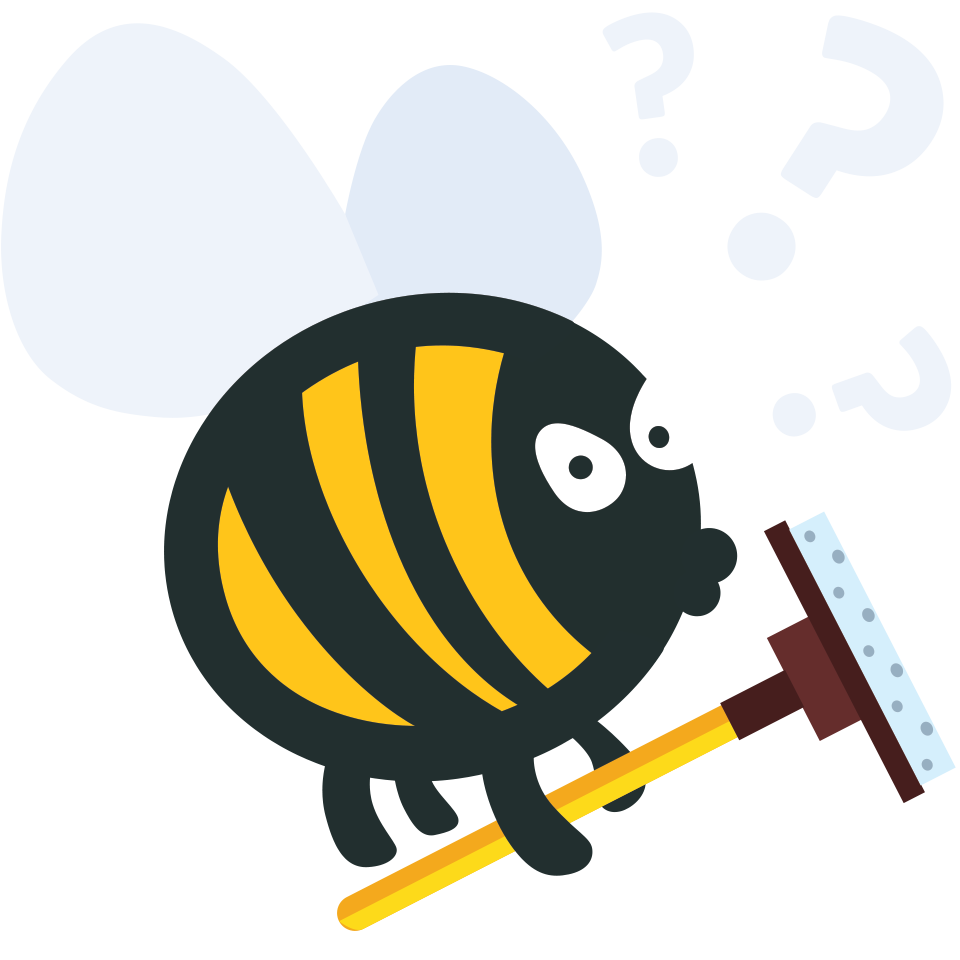 housekeeping clipart cleaning bee