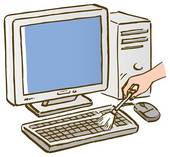 housekeeping clipart computer