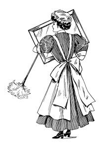housekeeping clipart victorian child