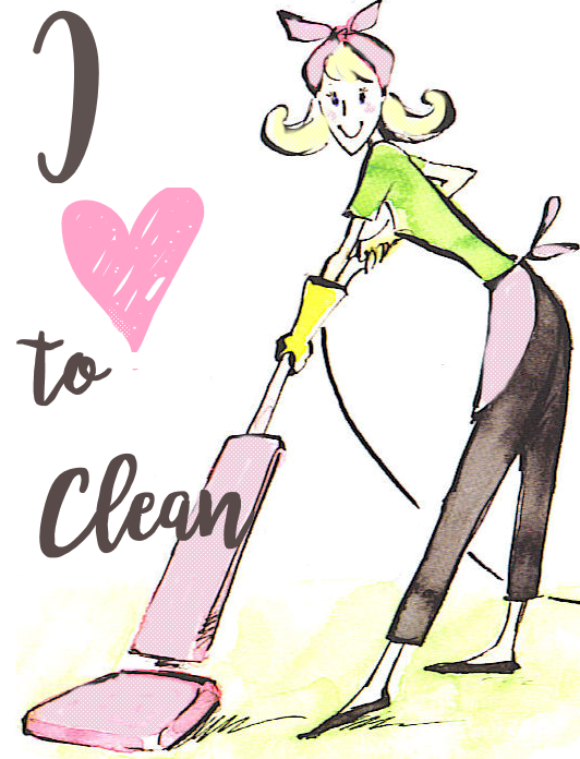 housekeeping clipart woman