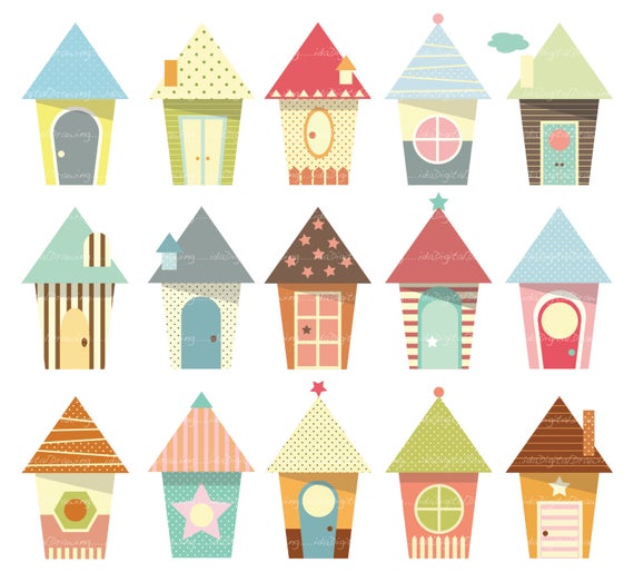 Clip art high resolution. Houses clipart baby
