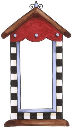 Free a house cliparts. Houses clipart frame