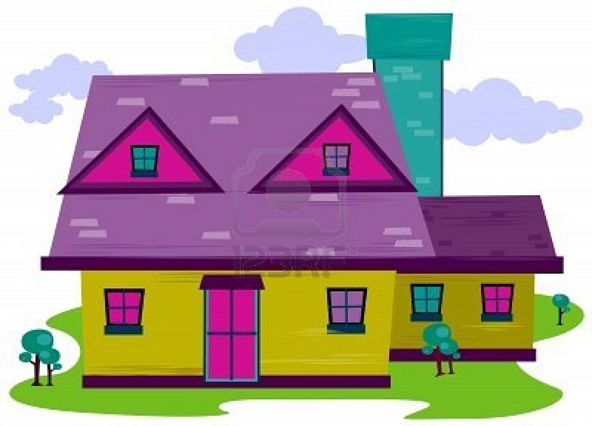 houses clipart path