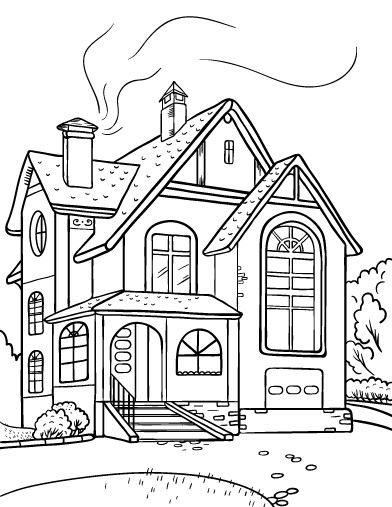 houses clipart pdf
