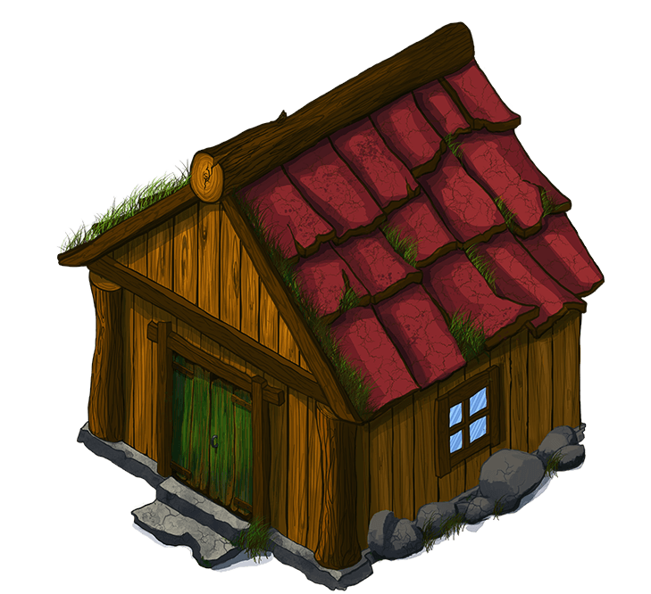 houses clipart person