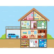 houses clipart room