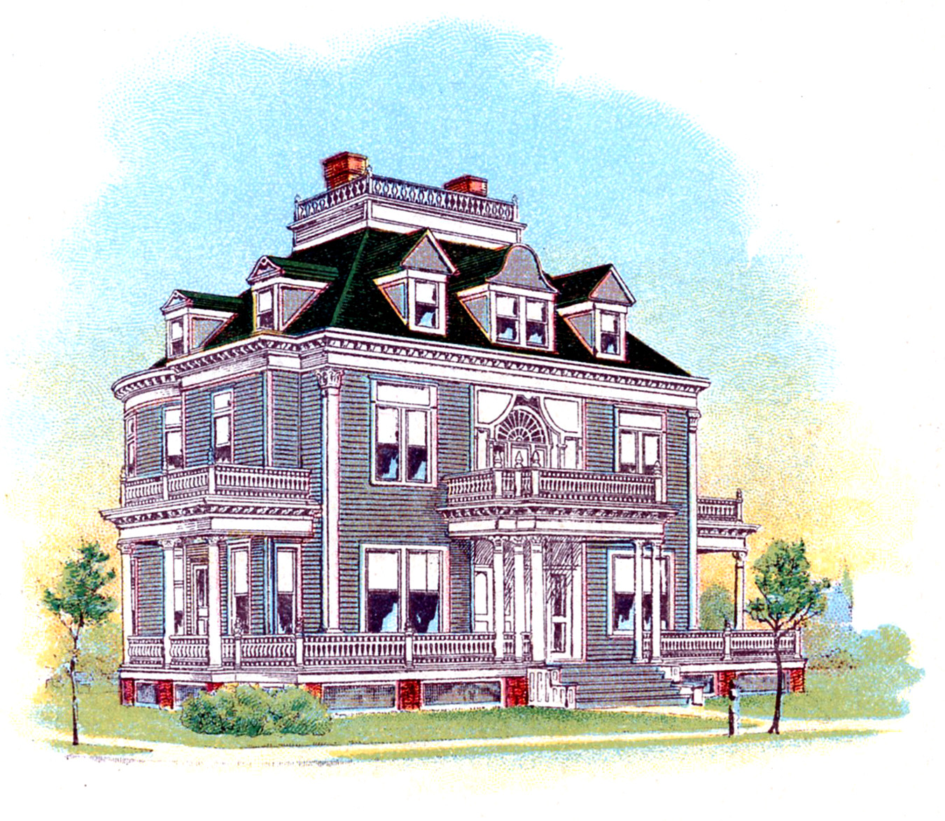 Vintage home clip art. Mansion clipart victorian mansion