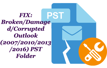 How to fix corrupted png files. Broken damaged outlook pst