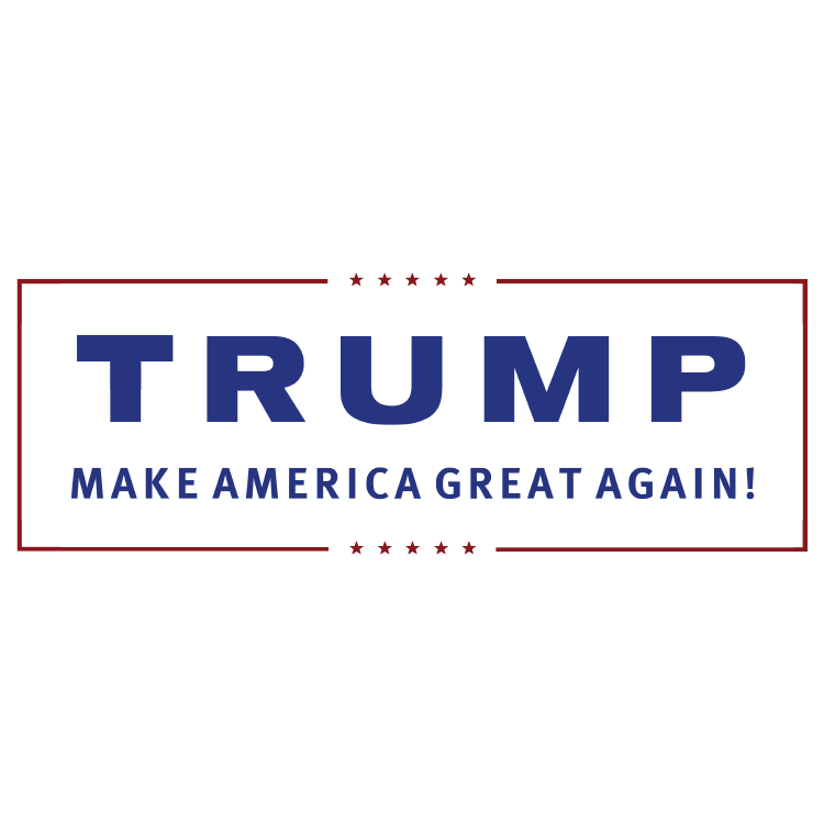 Trump america great again. How to make png images