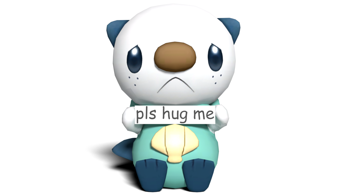 Hug clipart back hug. Oshawott pls me by