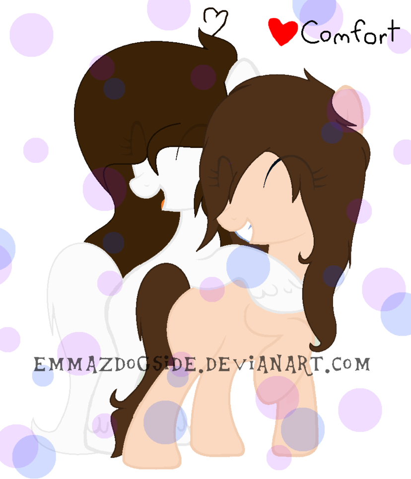 hugging clipart comfort