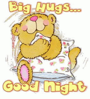 hug clipart good night