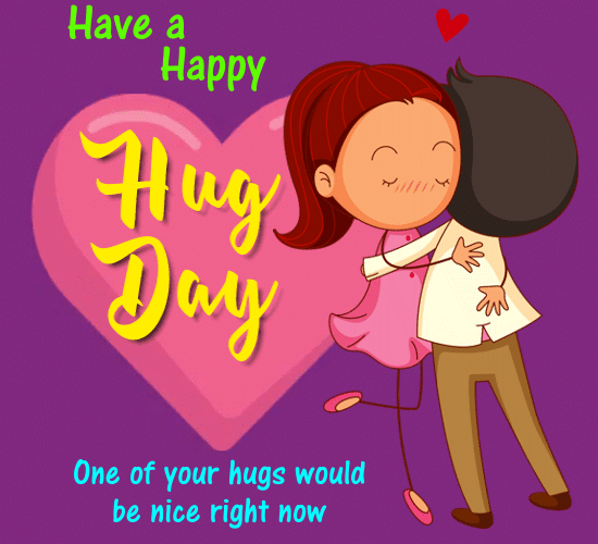 hugging clipart hug day