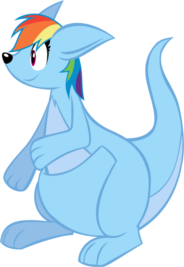 Kangaroo clipart hug. Dashie by megarainbowdash on