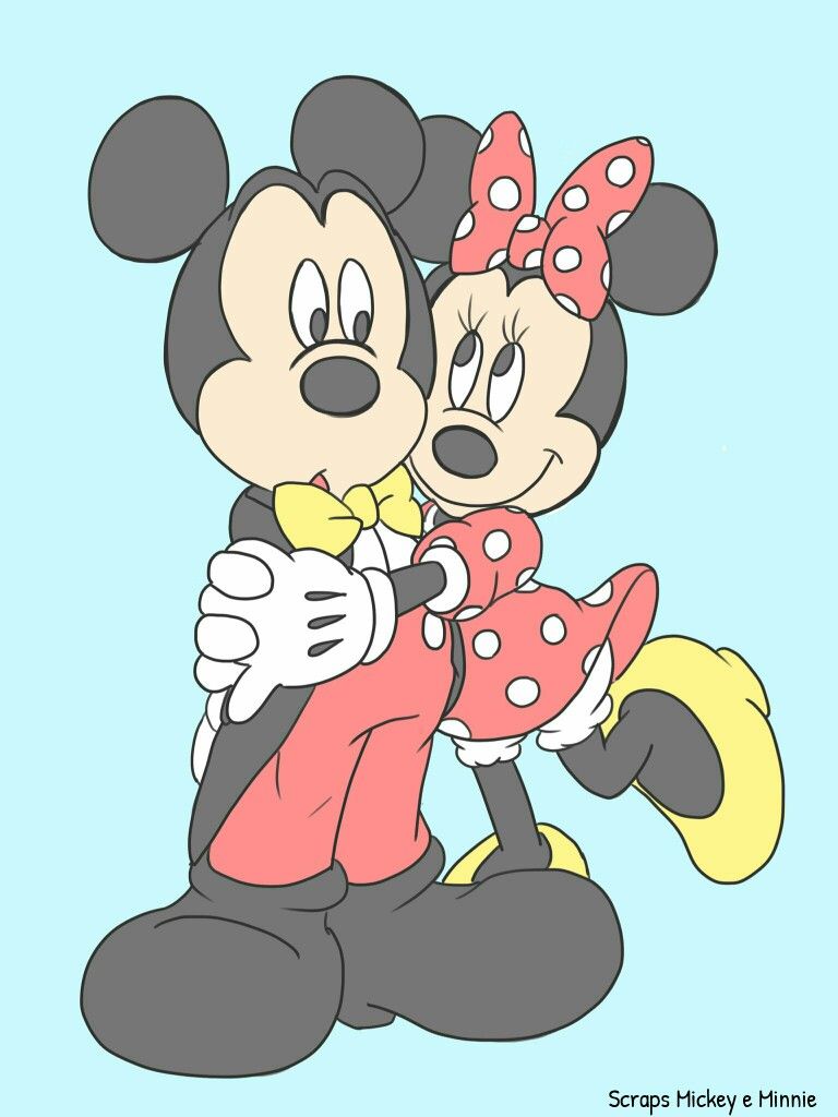 Was not expecting a. Hugging clipart mickey minnie