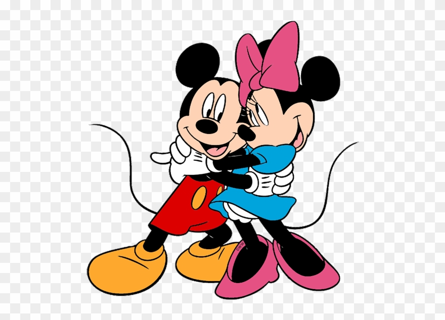 And disney shirt . Hugging clipart mickey minnie