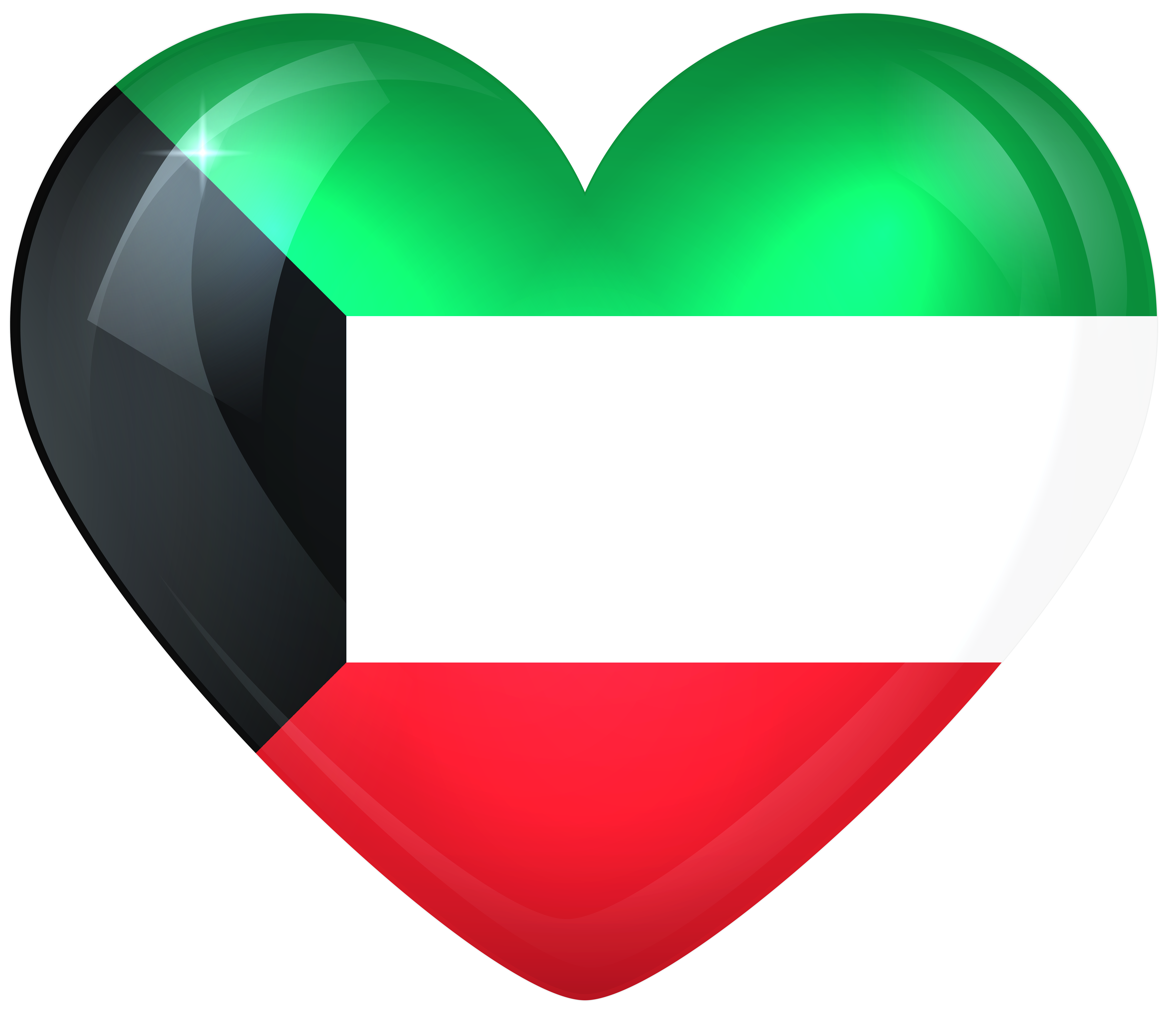 Hug clipart sweetheart. Kuwait large heart flag