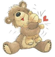 hug clipart teddy bear