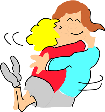 hugging clipart comforting hug