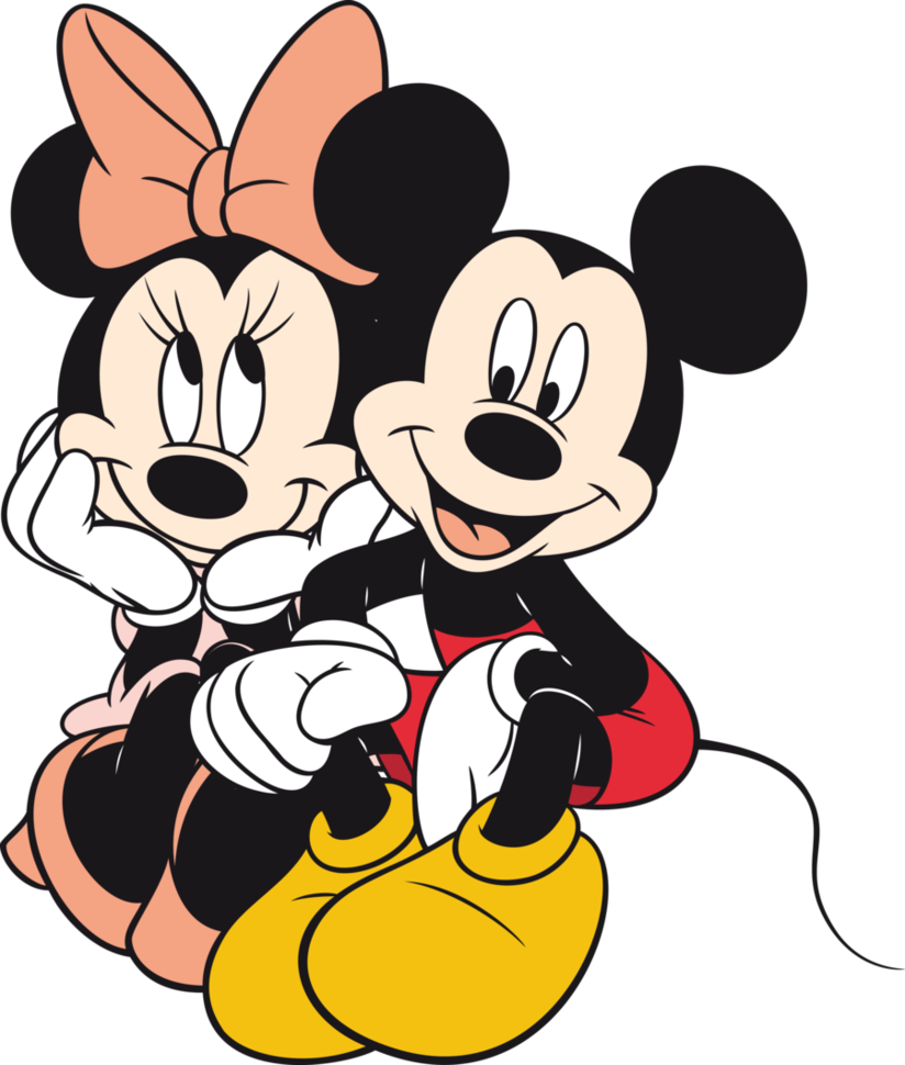 E mouse by ireprincess. Kiss clipart mickey minnie