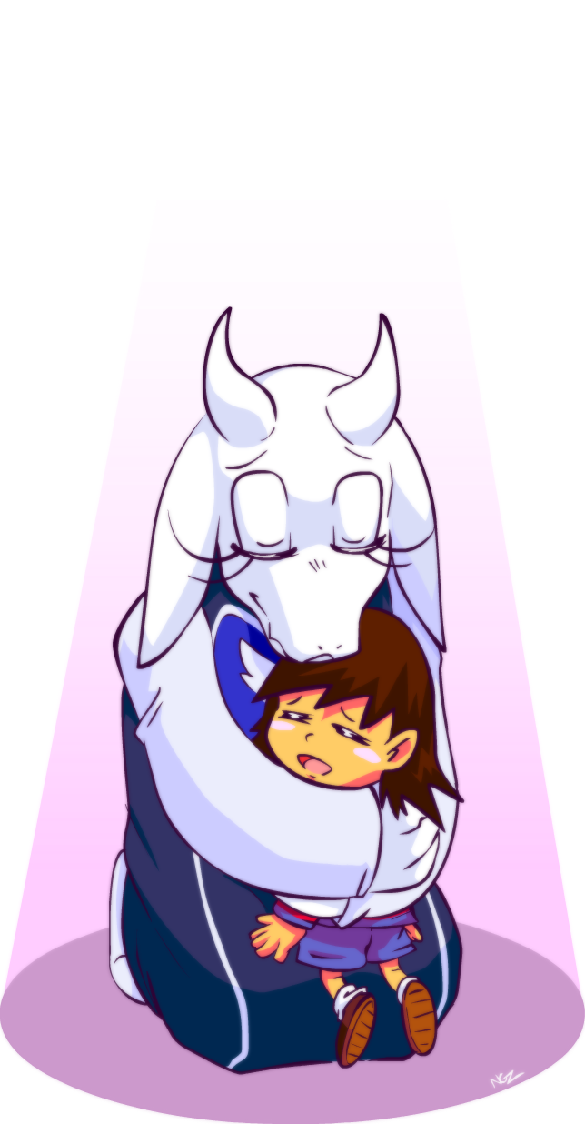 Toriel it s best. Hugging clipart motherly
